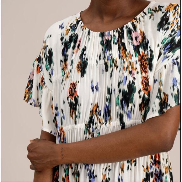 NEW $383 MUNTHE Jacey Dress Midi Multi - Picture 12 of 13